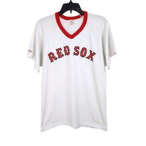 Vintage 80s Rawlings Boston Red Sox Ringer Jersey Mens XL Single Stitch USA Made